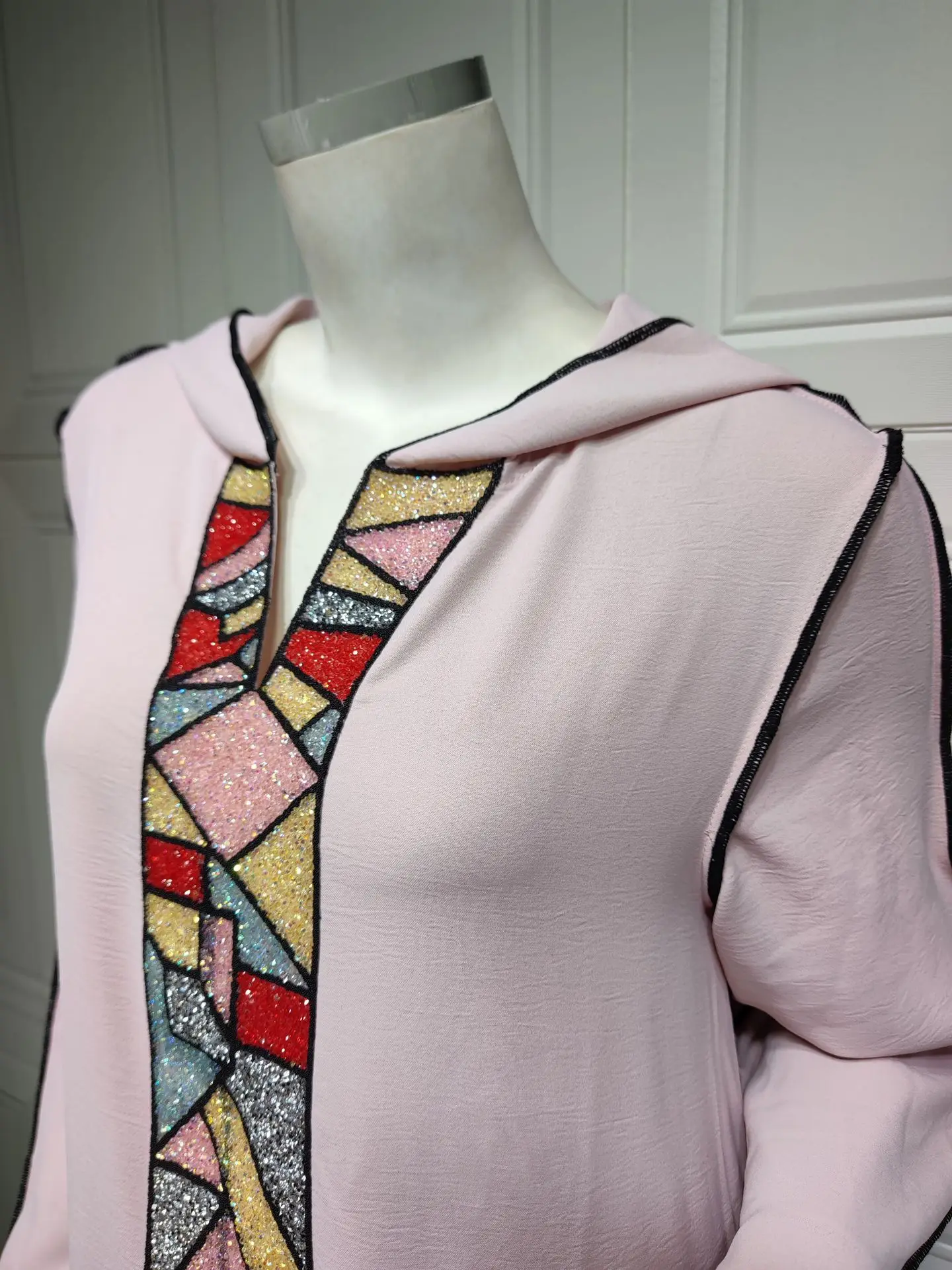 2346 Kuwii Ближний Восток Толстовка для женщин мусульманская абайя турецкий Дубай Арабская джалабия