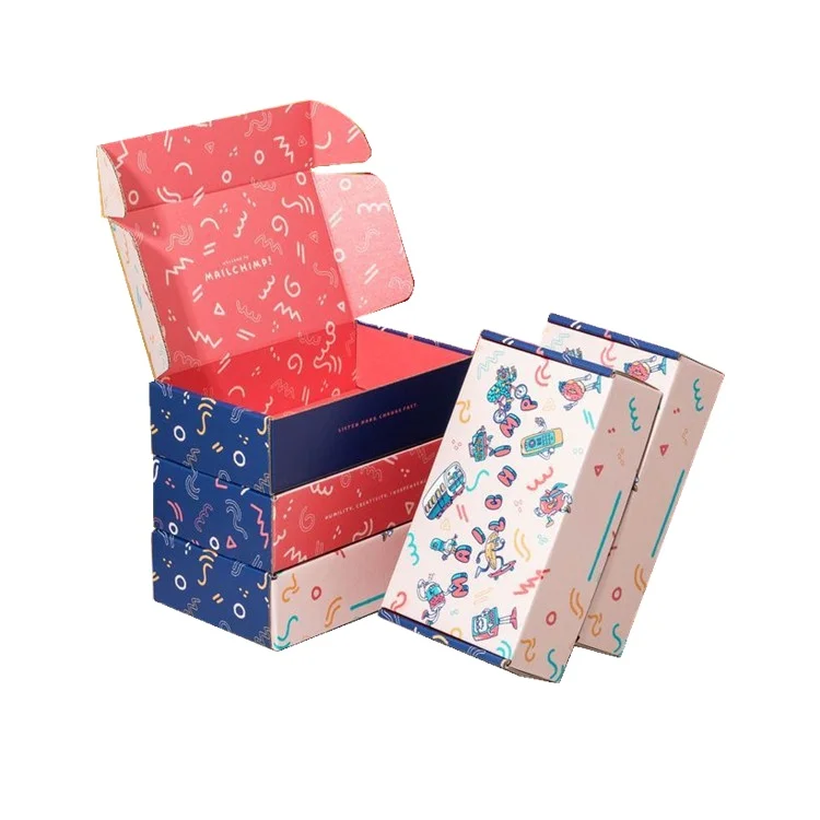 Fancy outside and inside durable custom printing biscuit donut packing miler paper box