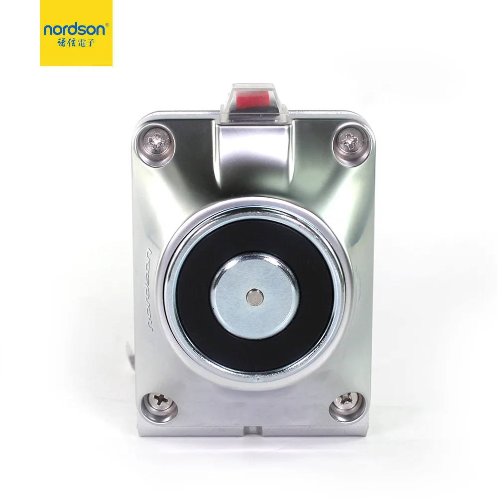 Good quality zinc magnet door holder with manual door release button for public security