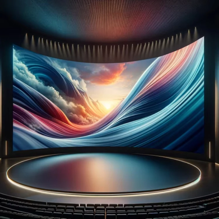Indoor circular curved soft absen round circle led display flexible led screen