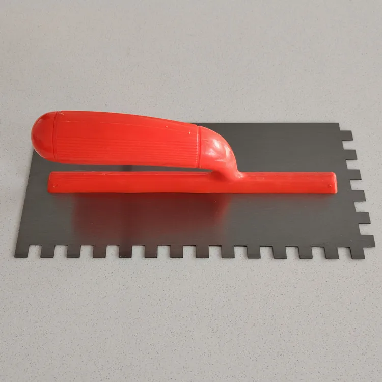Красная пластиковая ручка Штукатурная шпатель с зубьями строительные инструменты