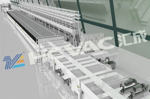 hot selling low-e glass continous coating production line