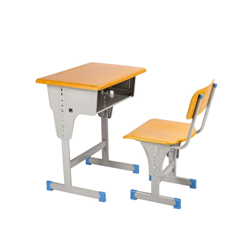 Morden Style School-Furniture Quality Single Set Desk And High School Furniture Classroom Chairs