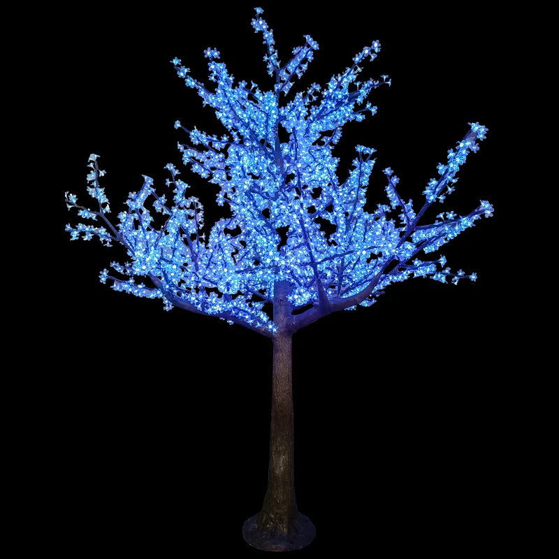 Outdoor Artificial Maple Tree with Lights PVC Christmas Halloween and Wedding Decoration for Home and Landscape Use