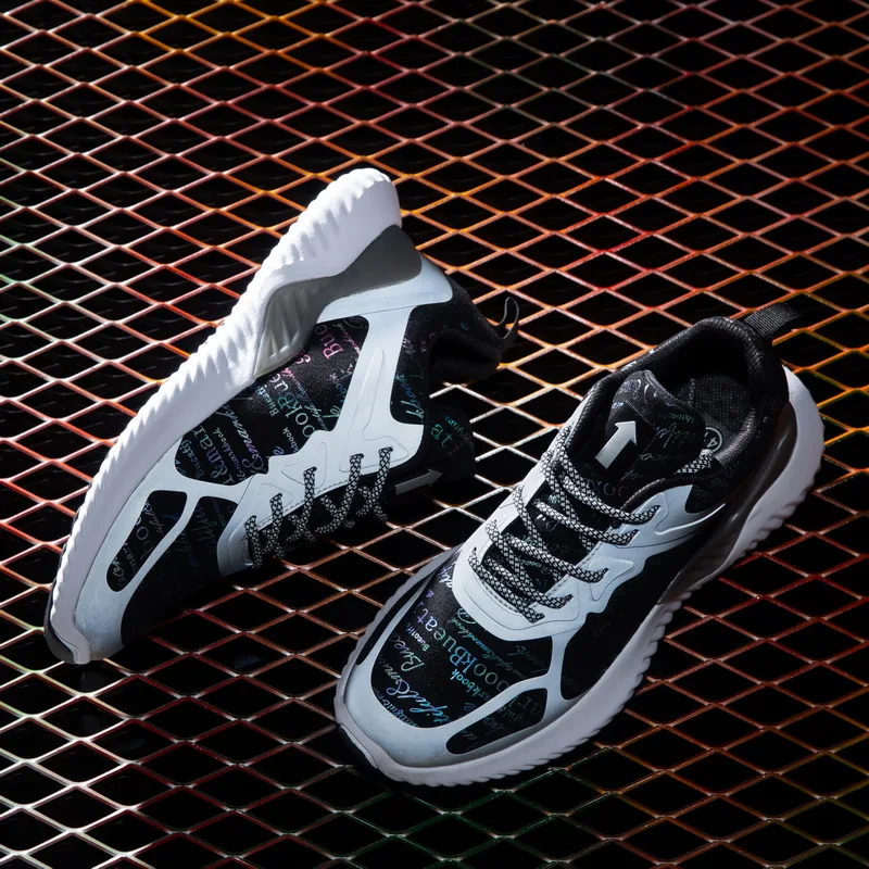 
Cross Border Big Size New Alpha Reflective Shoes Suede Breathable Running Shoes 