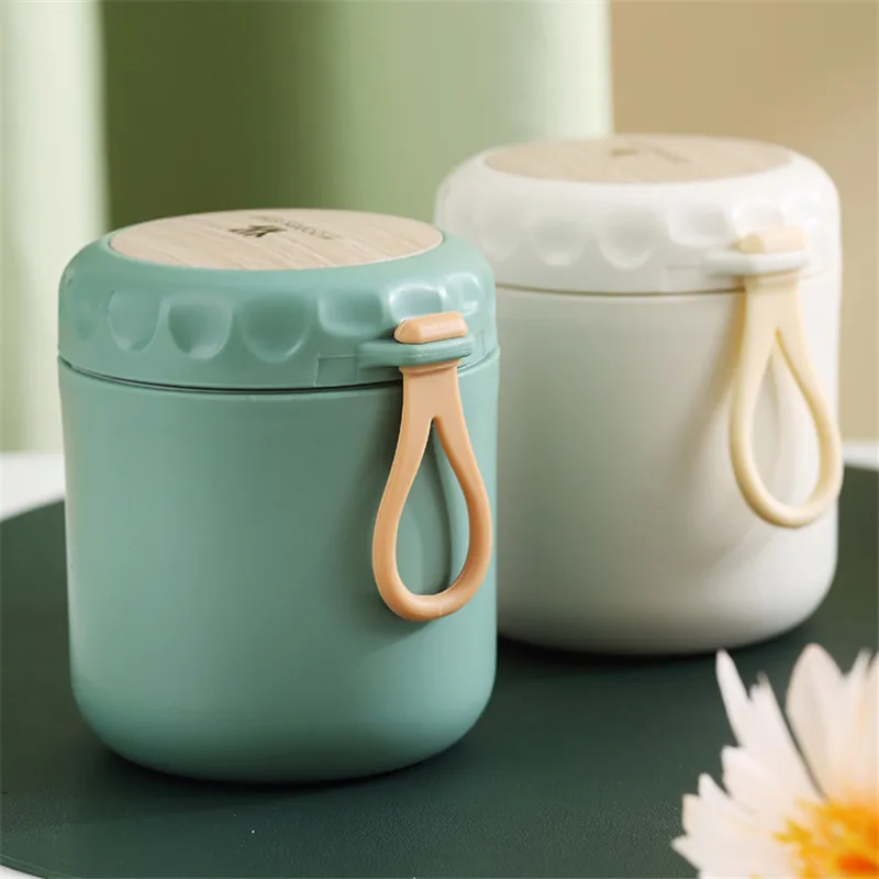 Food Grade Warmer Lunch Container 430ml Portable Mini Stainless Steel Vacuum Insulated Kids Food Jar
