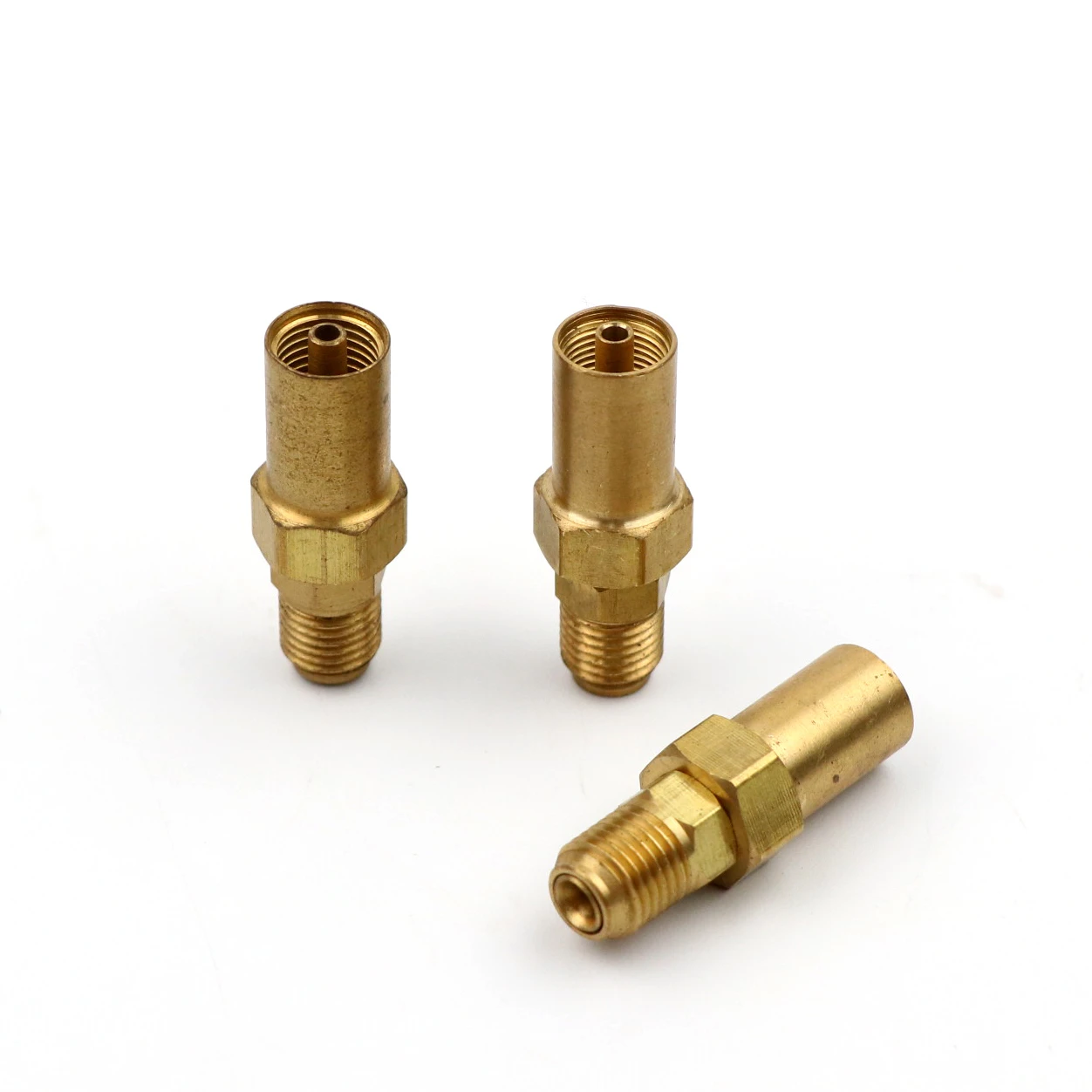 Different types pipe fittings male shut off valve brass quick coupler