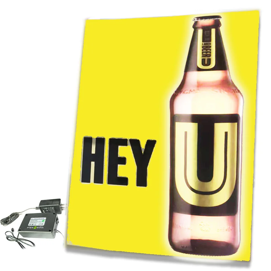 new material poster vivid advertisement  back light banner lighting display LED sign lighting poster