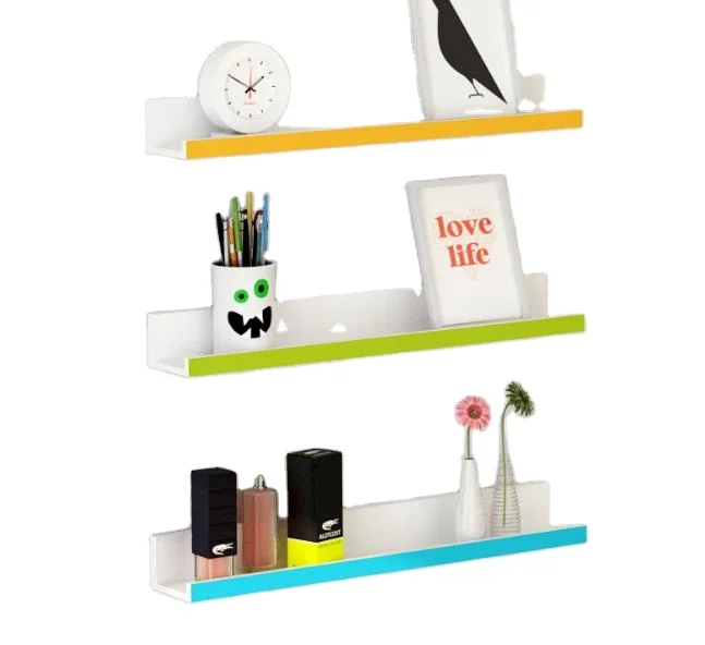 Home decor narrow wall ledge box book shelving design systems for bedroom