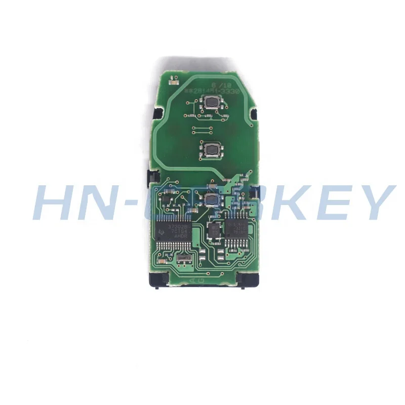 Original 3buttons 8A chip transponder auto key with 433MHz board number 281451-3330 model 14FDN-02