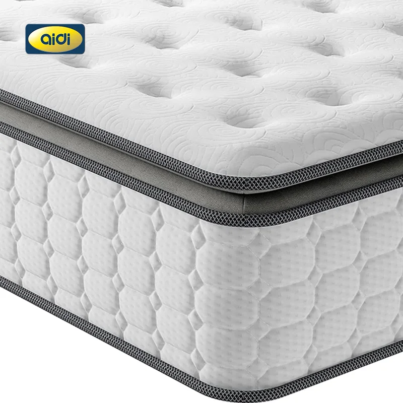 AIDI Australia High Quality Comfort Full King Queen Boxing Euro Top Pocket Coil Spring Hotel Mattress In Box