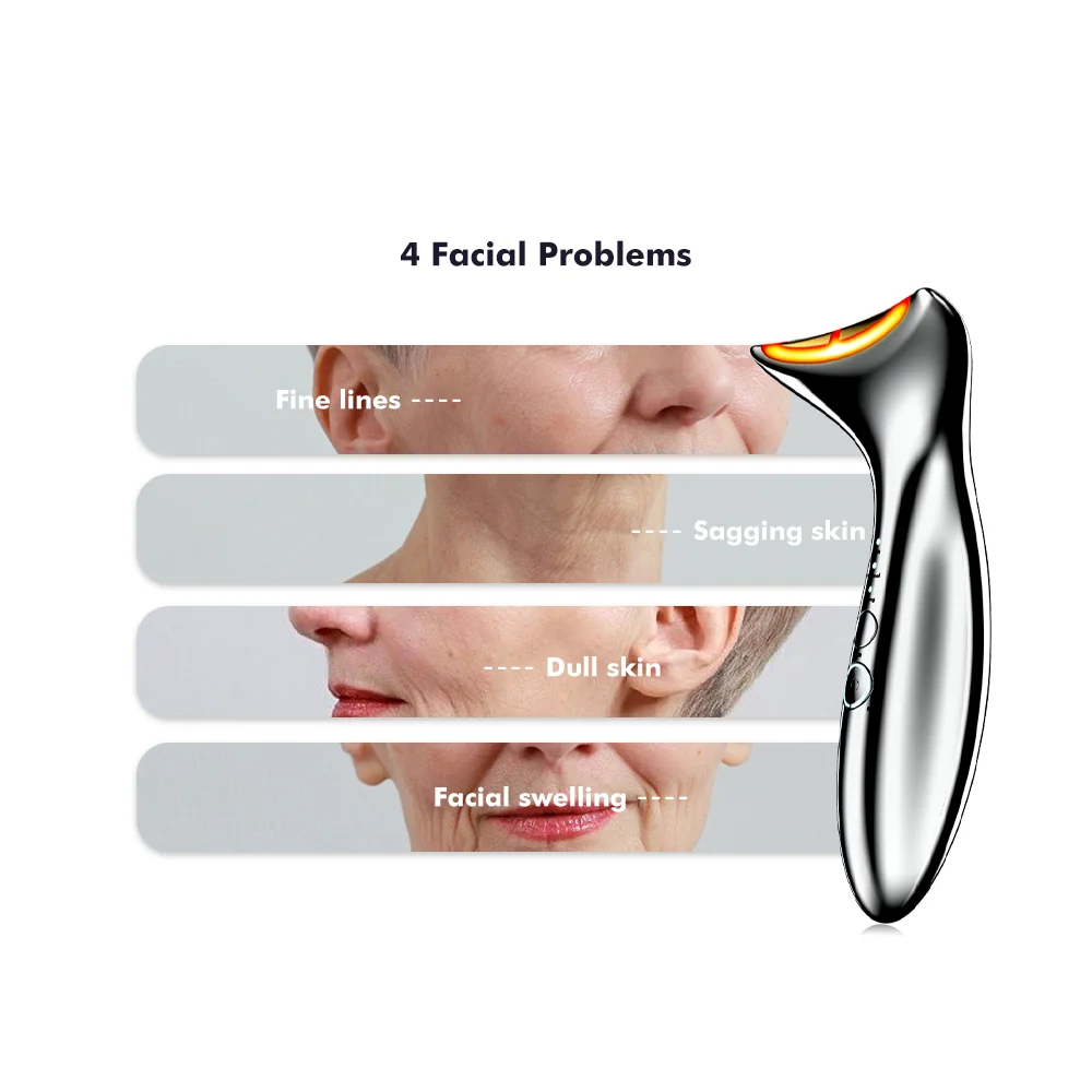 Personal care  products RF EMS  Face Neck Vibration Beauty Machine Neck Lifting  electric microcurrent face lift machine beauty