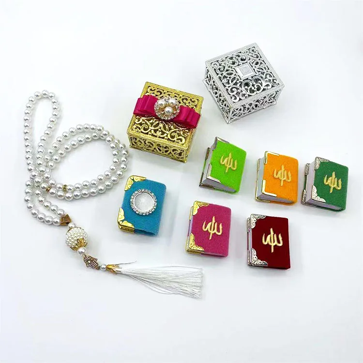 
Mixed Color PVC Koran Book Hanging Double-Sided Point Drill Arab Muslim Islamic Koran Festival Gift 