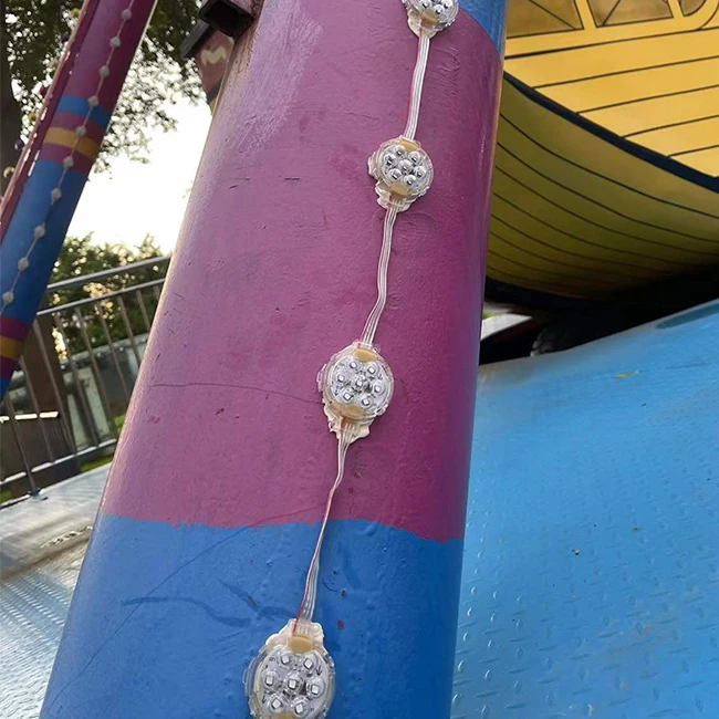 Наружный новый яркий Rgb точечный модуль 50 мм Ip65 цифровой водонепроницаемый Светодиодный точечный пиксельный свет