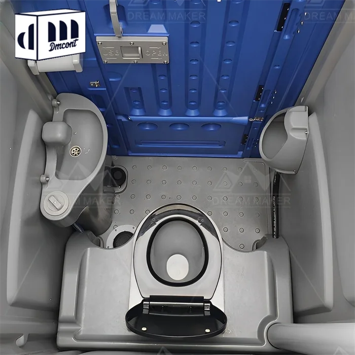 Dreammaker Luxury Mobile Portable Portable Bathroom Unit Shower Porta Potty Toilet With Accessories Mobile Public Outdoor Camp