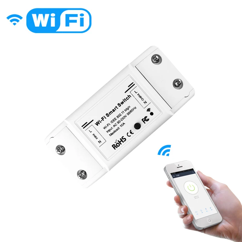  Умный выключатель tuya с поддержкой Wi-Fi и таймером 10