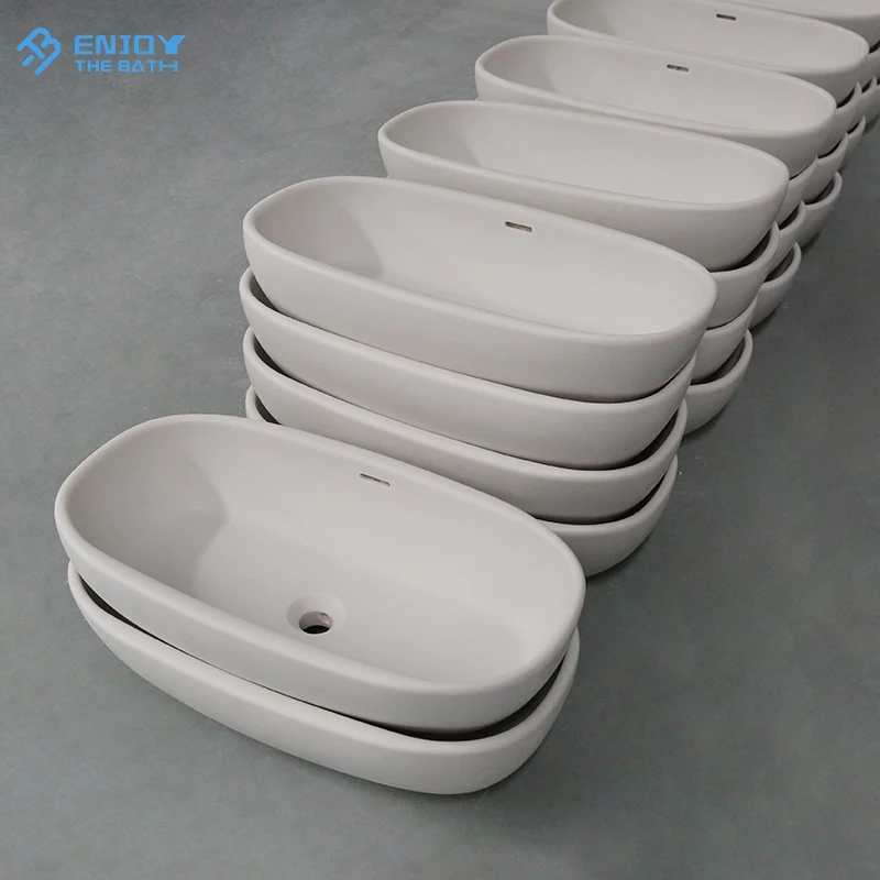 ETB concrete bathroom dual sink