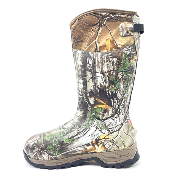 
China manufacturer new product waterproof camouflage hunting rubber boots 