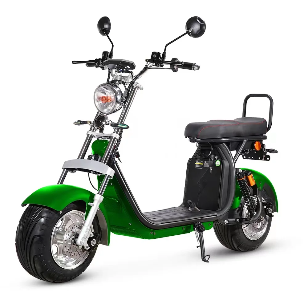 EEC approved electric scooter 45-50km/h big tyre red appearance blue white yellow color customize