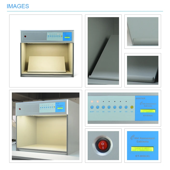Color Assessment Cabinet Verivide Light Box For Textile
