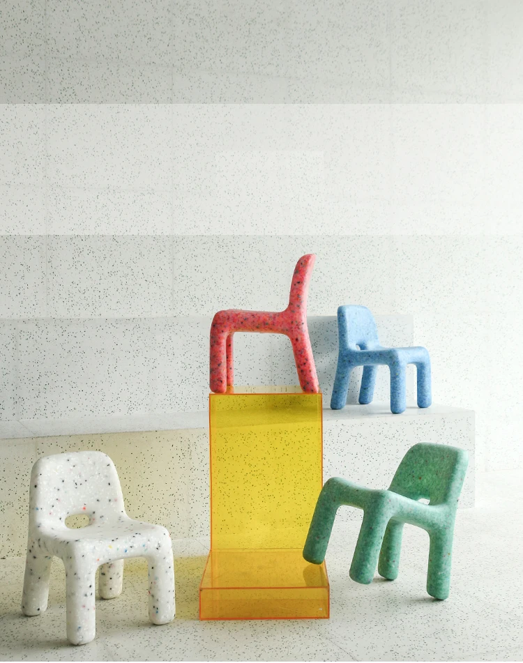 High Quality New Design PE Nordic Chair Home Use Indoor Kids Children Chair