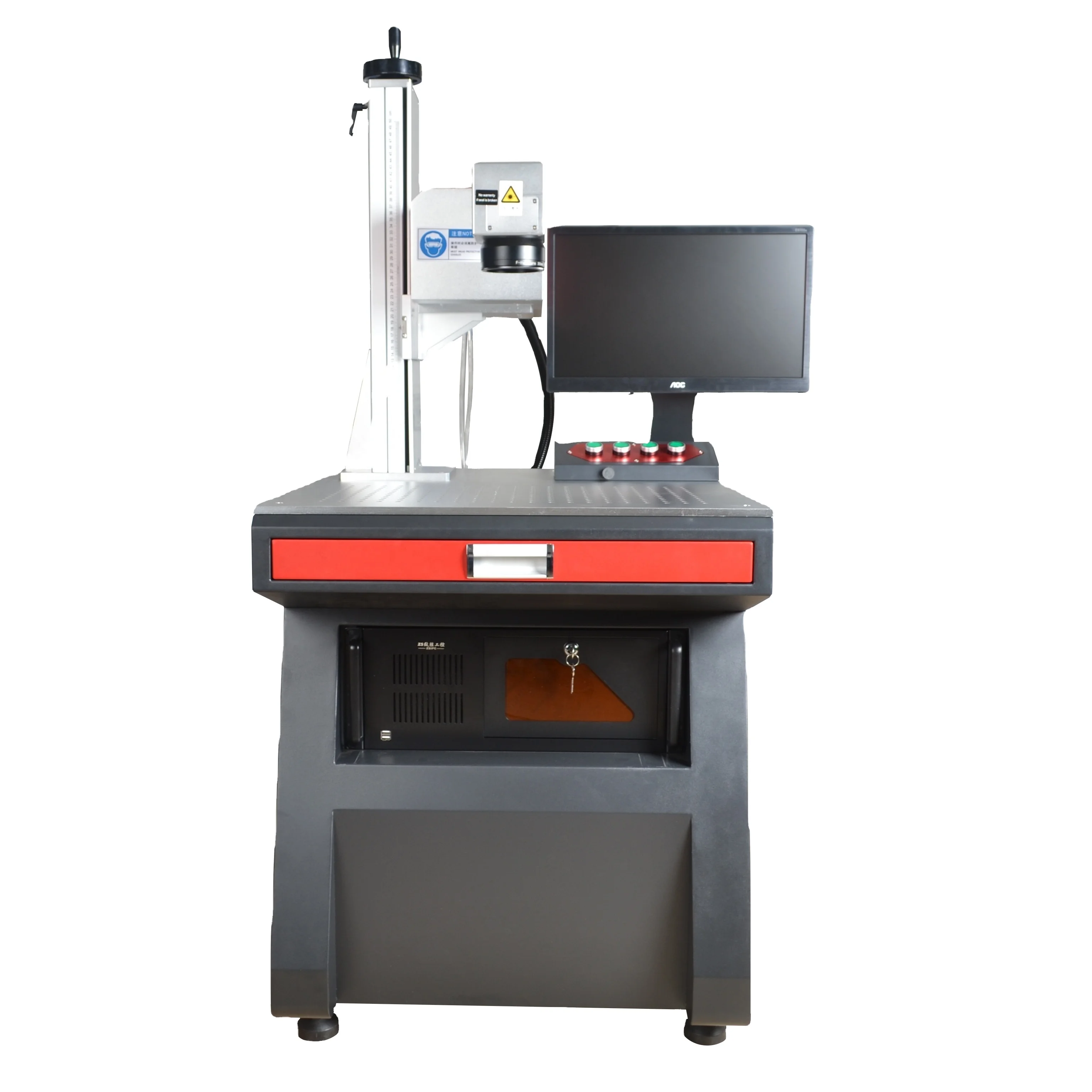 Hanniu Uv laser marking machine for glass 3w fabrics leather PVC laser marker cnc laser engraver