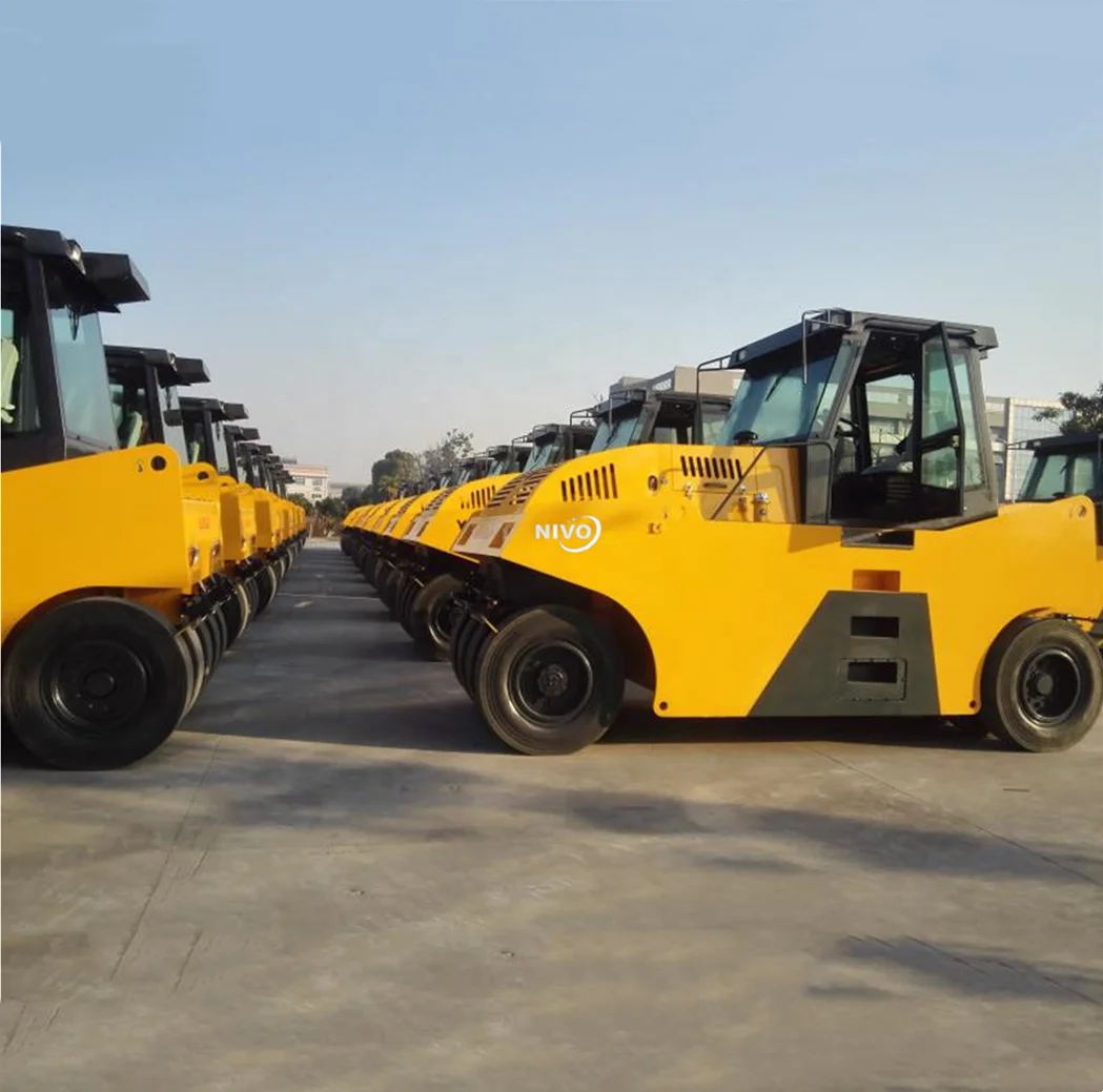 NIVO 16ton pneumatic tyre roller compactor YNV1016H 10ton tire roller hydraulic drive for road building asphalt paver parts