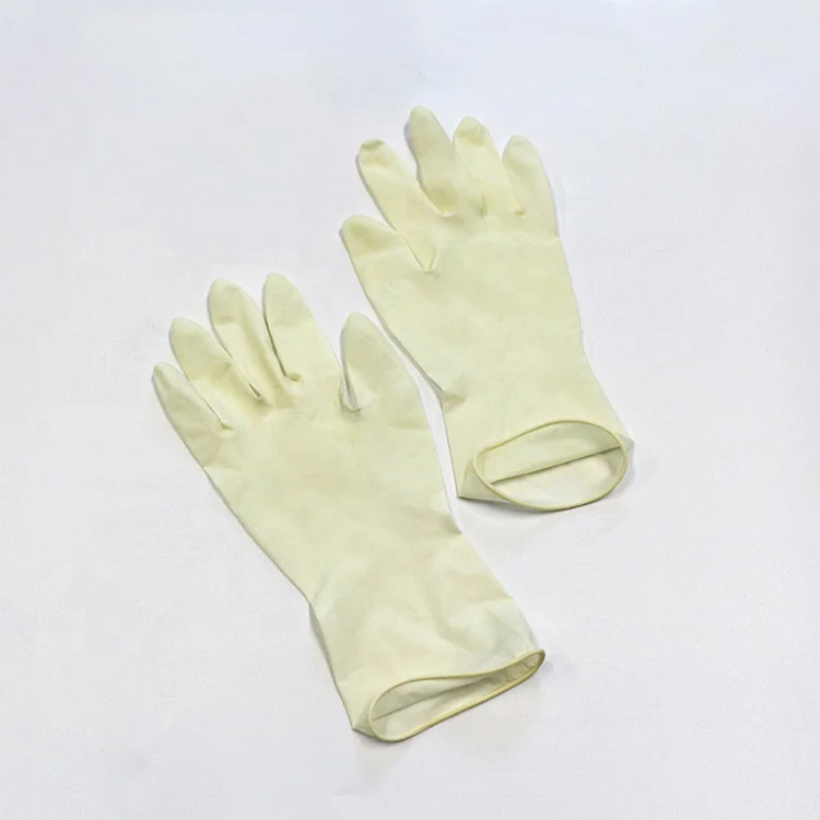 Powder Free Sterile 100% Surgical Latex Medical Gloves with CE Certification