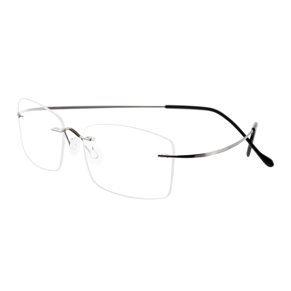 1001 frameless rimless flexible titanium eyeglasses