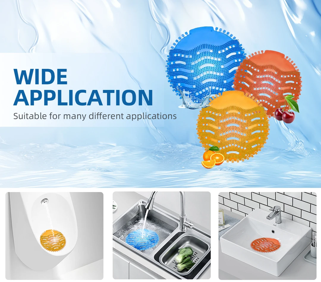 Urinal Screens deodorizer 18cm Urinal Mat Cake Anti-Splash Fragrance Wave  2.0 For Toilet