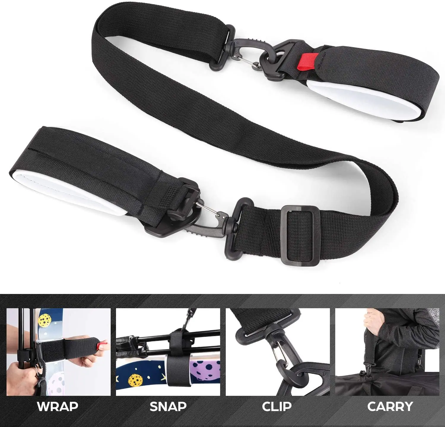 Alpine Ski Boots poles Carrier Straps Protects Skis from Scratches