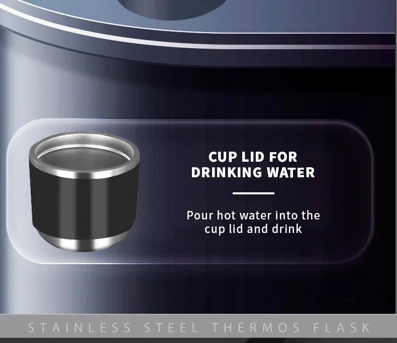 IMOGY 304 Food Grade Stainless Steel Insulated Thermos Cup Logo Design Sports Hot & Cold Water Bottle with Thermal Feature