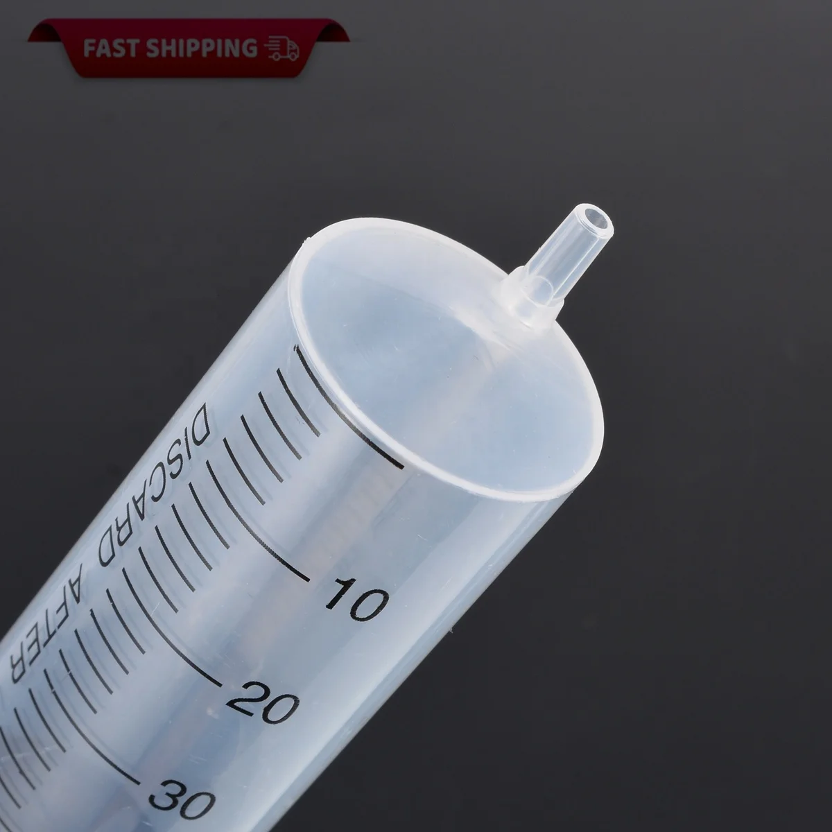 Fast shipping 50ml/50cc syringes Large Capacity Syringe Reusable Plastic Pump Nutrient Sterile Health Measuring Syringe
