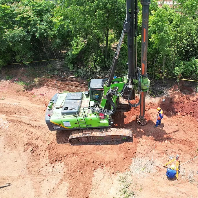 Founadation Tools Piling Rig Construction Machine Chinese Top Brand Tractor Mounted Bearing Piling Rig Rotary Drilling Rig