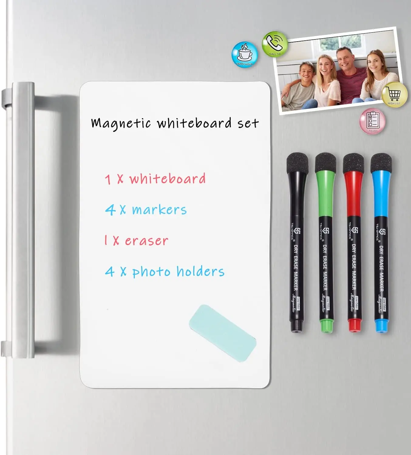 magnetic fridge grocery list dry erase whiteboard sheet small fridge magnet message board
