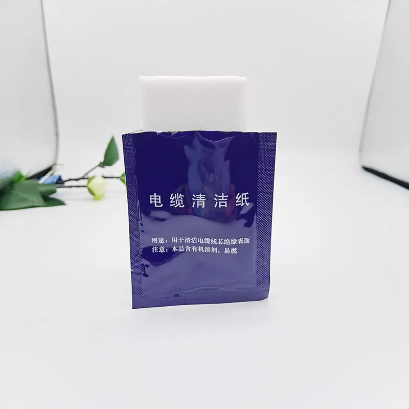 OEM ODM Good Quality Power Cable Cleaning Paper Professional Electronic Screen cleaning wipes
