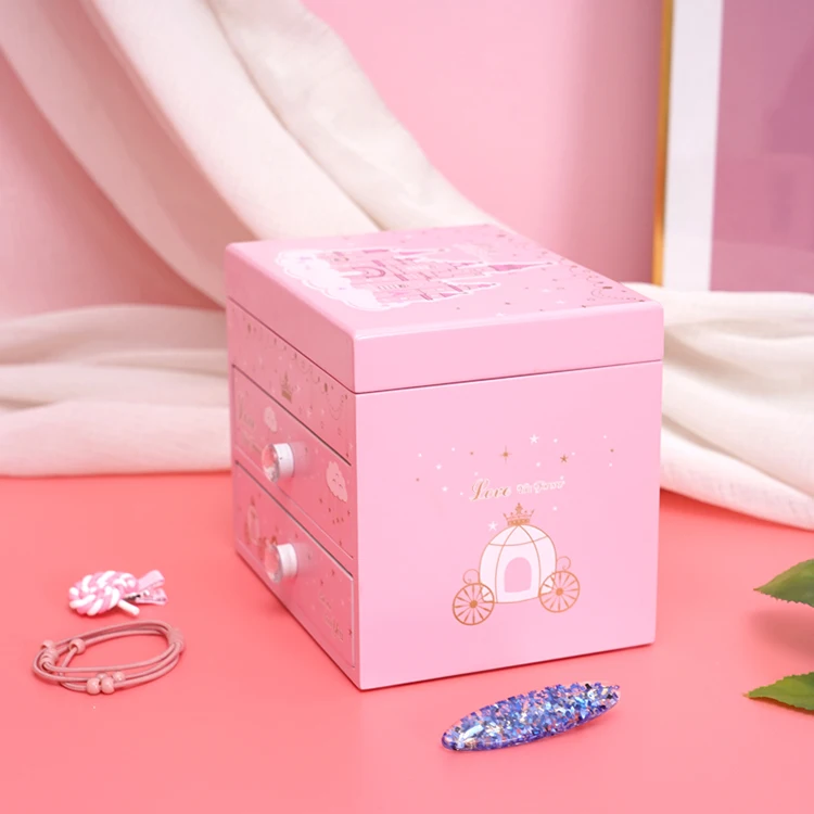 
Wholesale Cheap Custom Music Box Wooden Ring Jewelry Box 