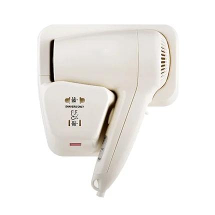 Orbita hot selling wholesale 220V wall mounted hotel bathroom hair dryer with with holder stand