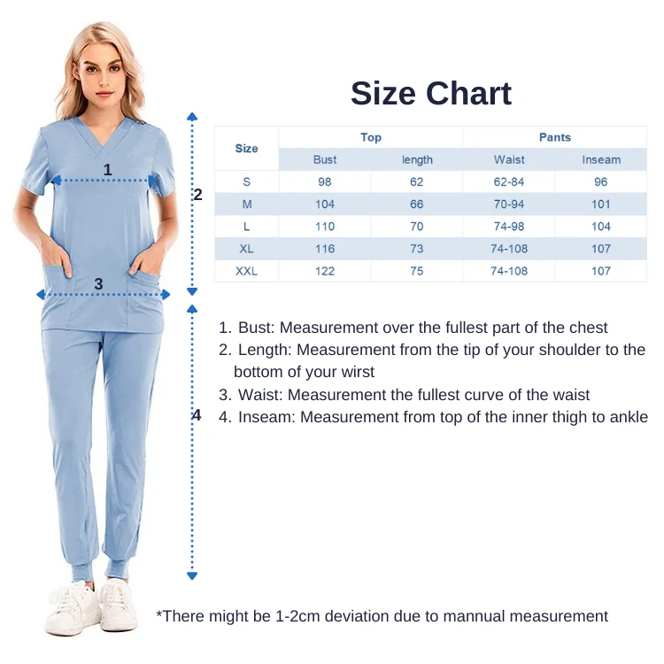 China Manufacturer Lab Coat Medical Scrubs Nursing Short Sleeves  Uniforms for Male and Female