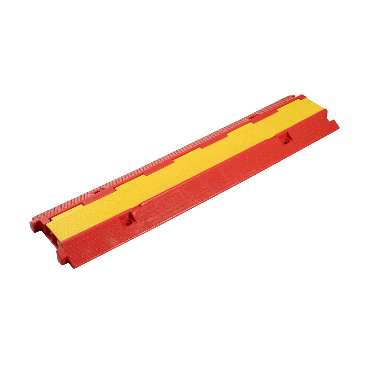 PVC speed bump Plastic cable protection cover plate Pressure cable bridge  ground aisle cable crossing plate