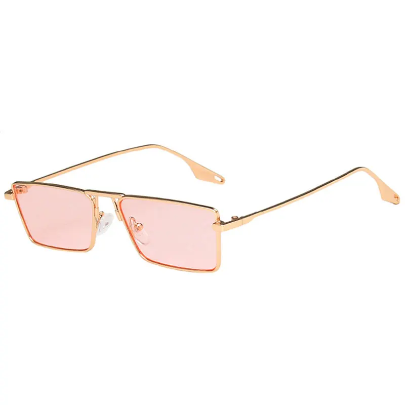 2021 New Arrival Uv400 Mirror Lenses Hot Sales Men Metal Korean Personality Green Simple Design For Girls sunglasses sport