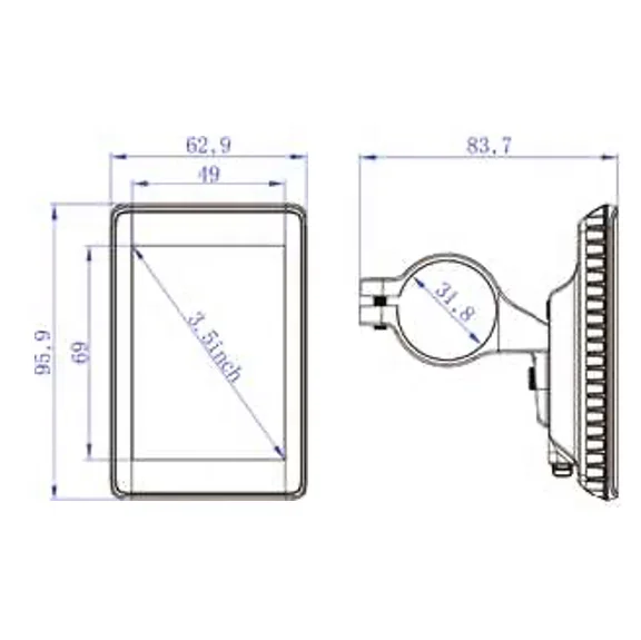 Customized Colorful LCD Display JCKJ-S2 For Ebike Use/DoodleBike