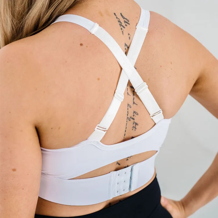 
Womens pregnancy nursing cothing hands free premium pumping maternity bra strap clips wireless sports bra 