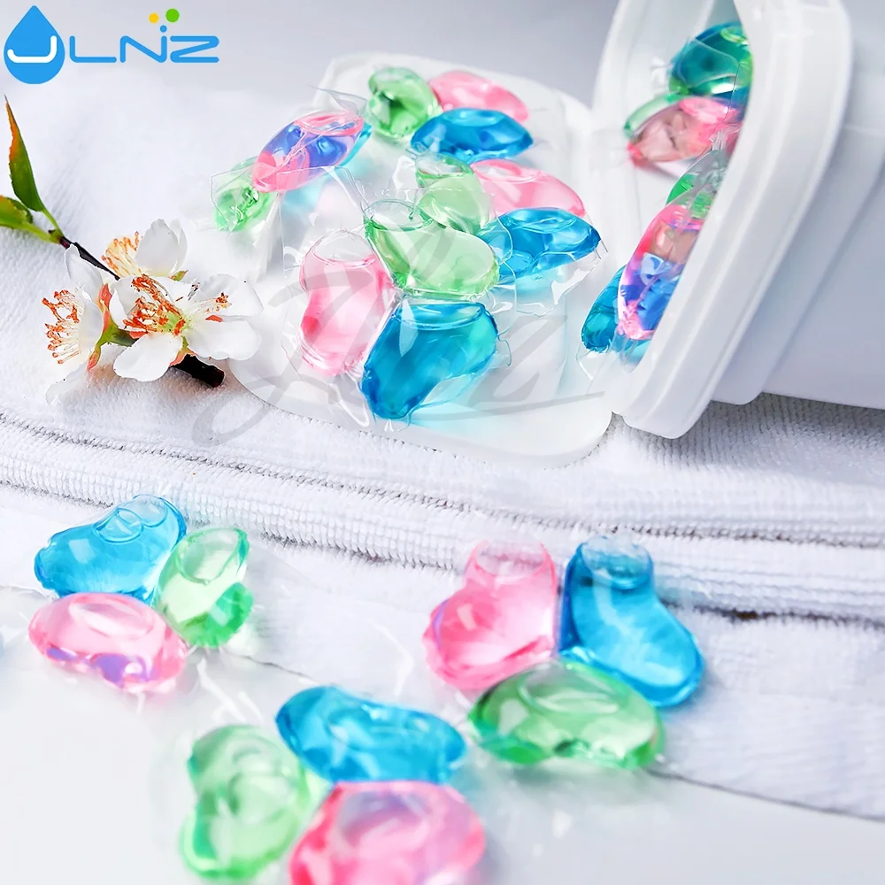 OEM Washing Detergent Capsule Liquid Pods Washing Capsules Laundry Beads Carton Apparel Gel Low Foam and Easy to Clean ISO9001