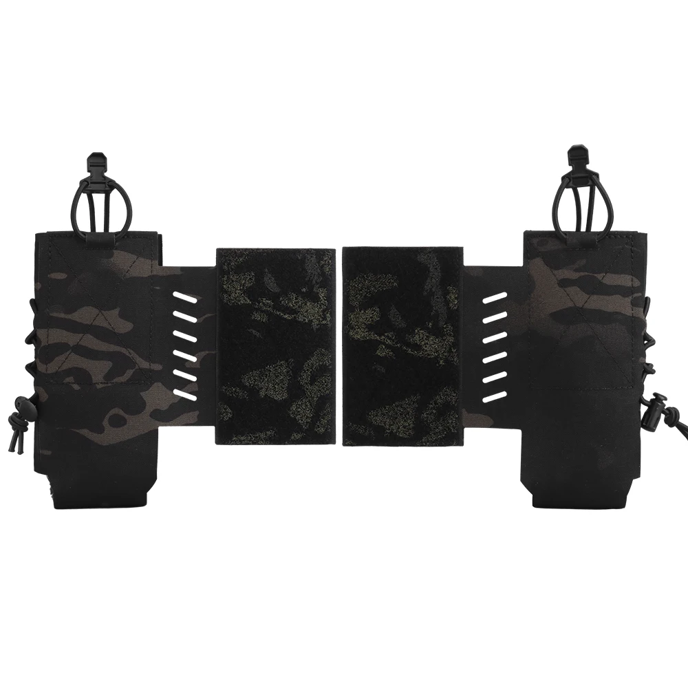 Wosport Cordura Assaulter Radio Pouch Elastic Tab Bag Packed  For Chest Rigs