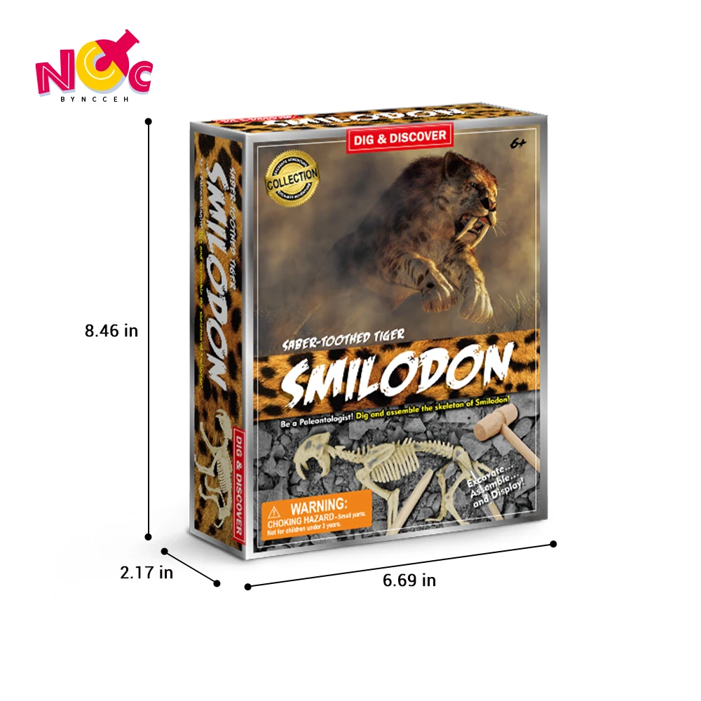 Amazon Hot Selling Sabre Wulf Dig Kit Excavation Toys Developing Hands on Ability 2022 Other Education Toys