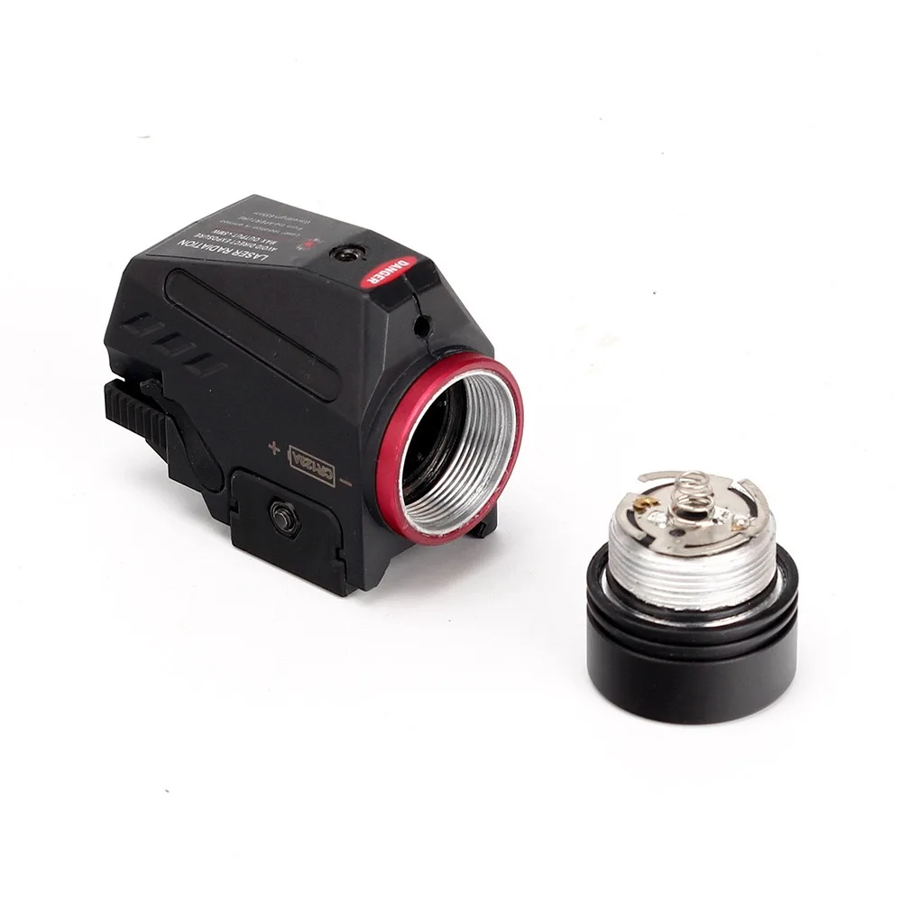Outdoor Hunting Accessories Combination Tactical Flashlight 150 Iumens Hanging Red Laser LED Flashlight Two-in-one Scope