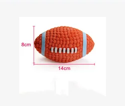 Высококачественные латексные пищалые шарики для чистки зубов интерактивные игрушки для собак