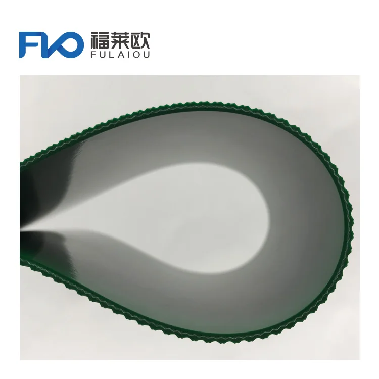 One ply green diamond bottom pvc conveyor belting