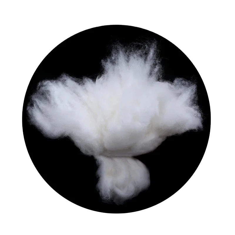 23-24mic 30mm carded sheep wool fiber for spinning yarn quality carded sheep wool fiber